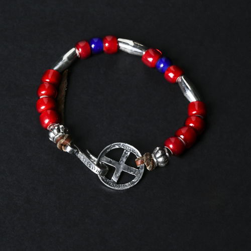 Trade Beads &amp; Medicine Wheel Bracelet
