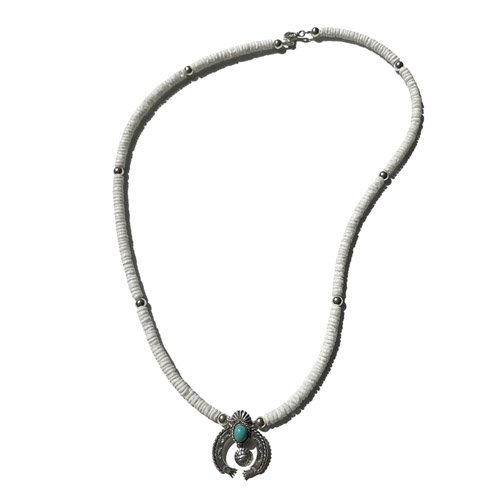 TQ Naja &amp; White Shell Beads Necklace